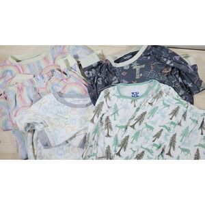 Burt's Bees Kids Pajama Bundle 4T‎ Organic Cotton + Kickee Pants Se